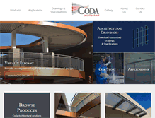 Tablet Screenshot of codaarchitectural.com